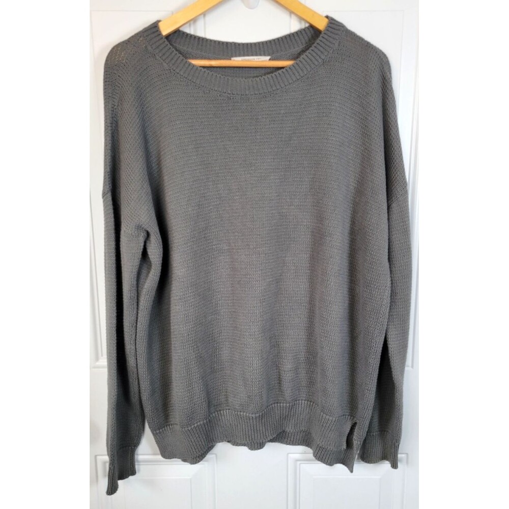 Emerson Fry Womens Organic Cotton Pullover Sweater Size M Oversized